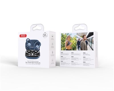 XO G68 Sport Earbuds With Ear Hook LED Ekranlı Kulak Kancalı Kablosuz Spor Kulaklığı