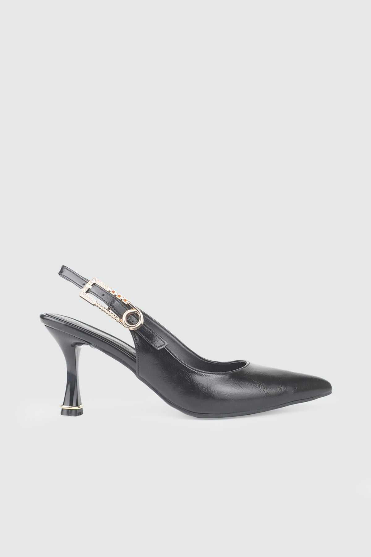 arkası açık topuklu Siyah Rustik Kadın Topuklu My Bella MHÇ-033 Kadın Alçak Topuklu MY BELLA My Bella MHÇ-063 Kadın 26Y