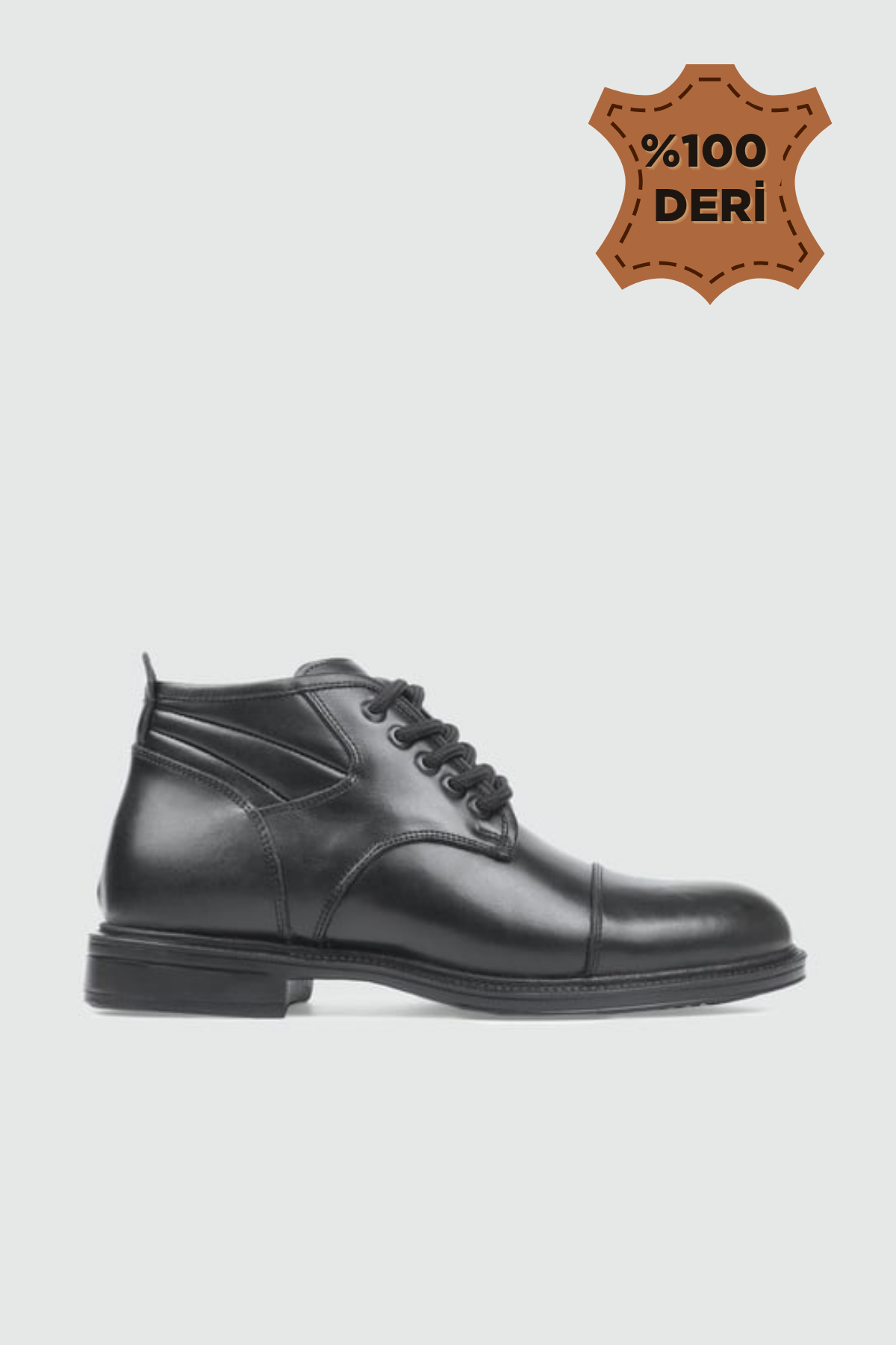 Deri Kaymaz Taban Siyah Antik Erkek Bot 212-05 Erkek Günlük Confort Bot Wow Plus AYHAN 212-05 MAS FERM BAĞLI