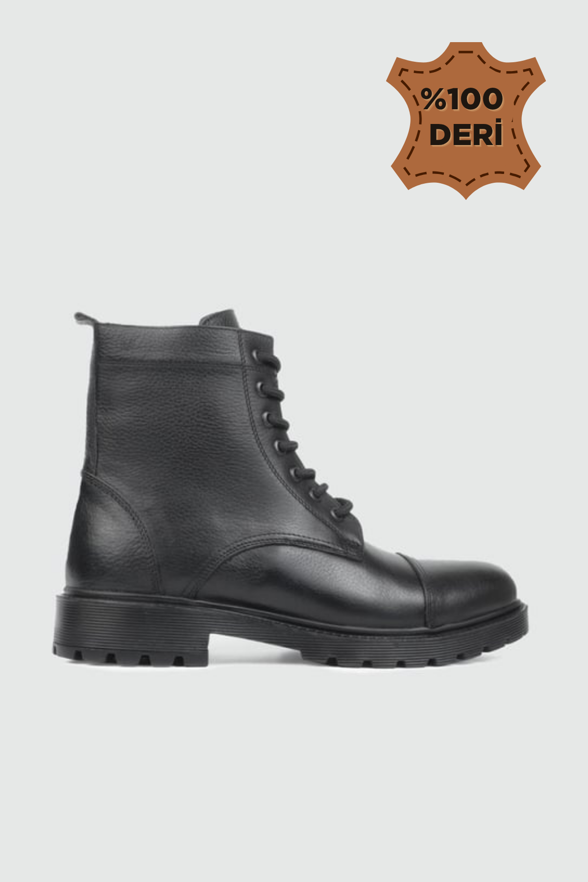 Deri Kaymaz Taban Siyah Floter Erkek Bot 238-07 Erkek Günlük Confort Bot Wow Plus AYHAN 238-07 MAS FERM BAĞLI