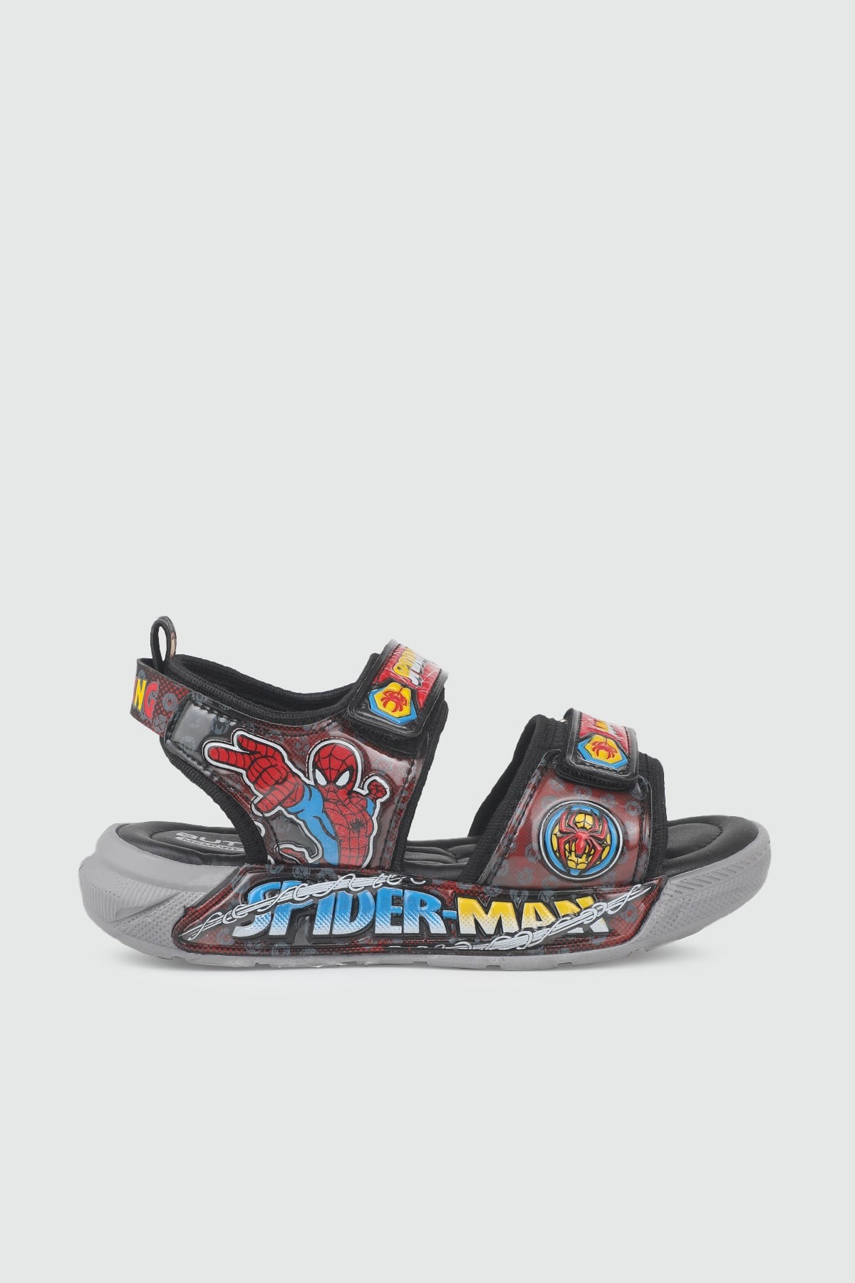 Emojili Detaylı Çocuk Günlük Sandalet Siyah Çocuk Sandalet Butiqe 26Y-3802 F Çocuk Sandalet Butiqe Butiqe 26Y-3802 FİLET