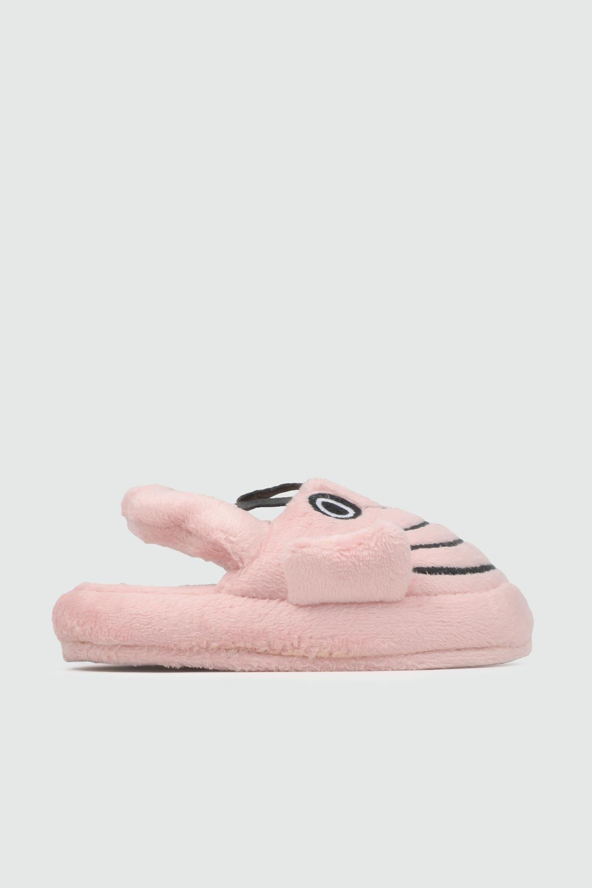 Ev İçi Rahat Hafif Kürklü Pembe Çocuk Panduf My Bella Arılı Filet 25K Çocuk Panduf MyBella My Bella Arılı Filet 25K