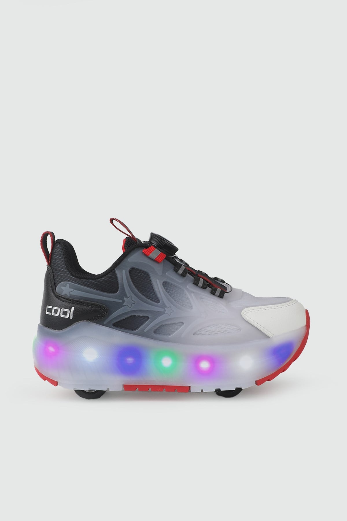 Günlük Bağcıklı Cırtlı Işıklı Saks Çocuk Paten COOL WHEEL FİLET Çocuk Günlük Spor Ayakkabı Cool COOL WHEEL FİLET 26Y