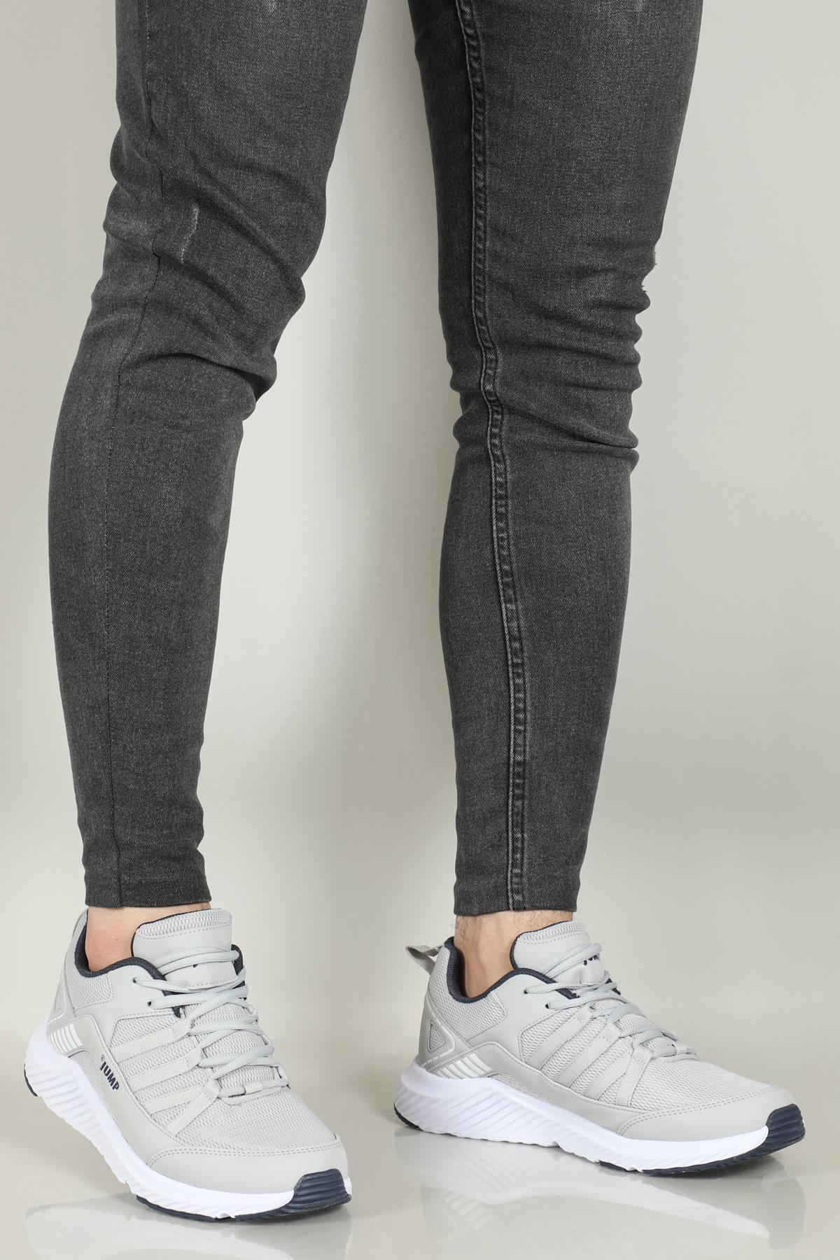 Günlük Koşu Yürüyüş Gri Laci Erkek Spor Ayakkabı 24865 Erkek Günlük Spor Ayakkabı Jump JUMP 24865 MER