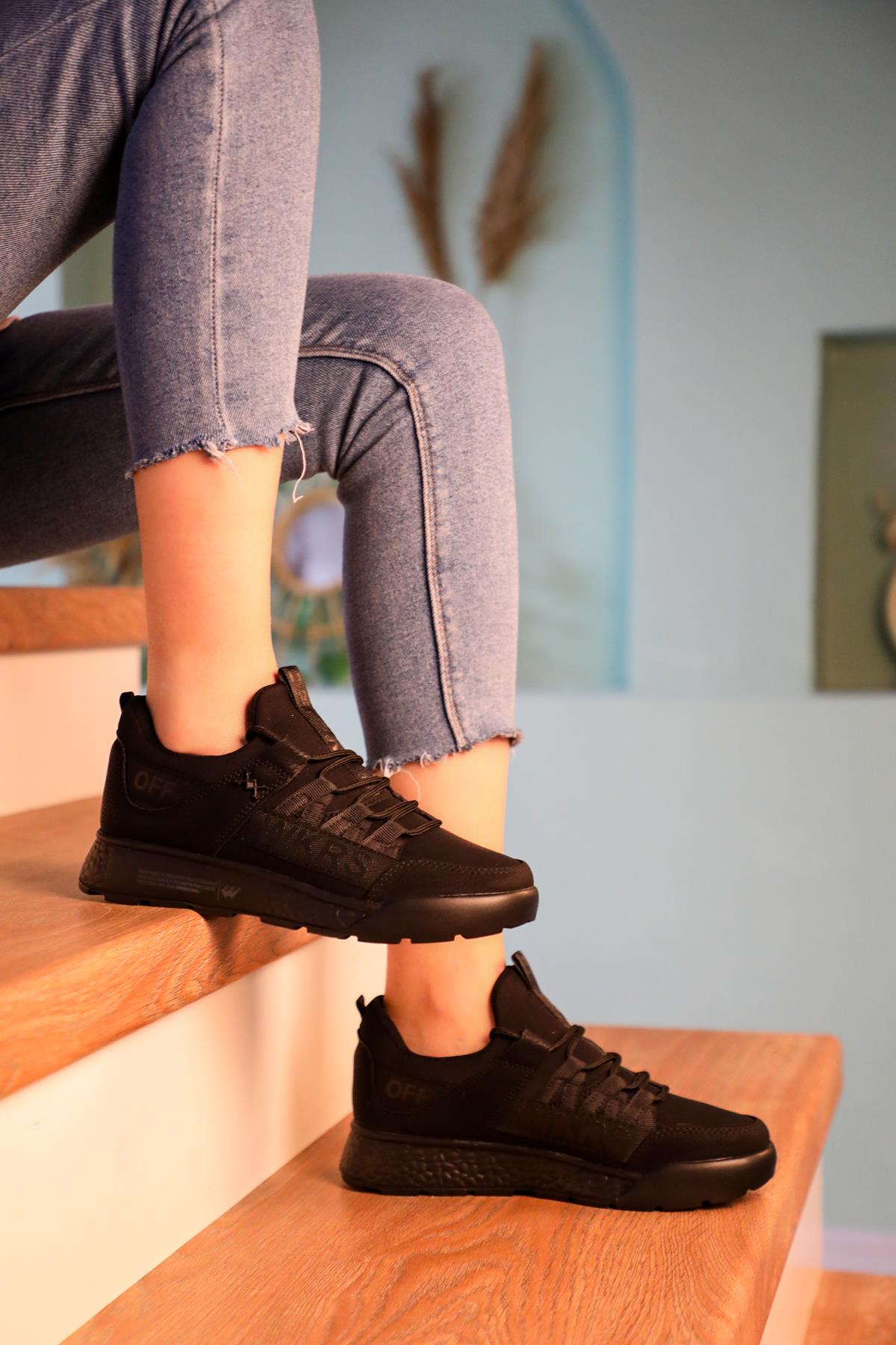 Günlük Koşu Yürüyüş Siyah Füme Nubuk Unisex Spor Ayakkabı 2300 Unisex Günlük Spor Ayakkabı Wickers WİCKERS 2300 UNİSEX CİLT