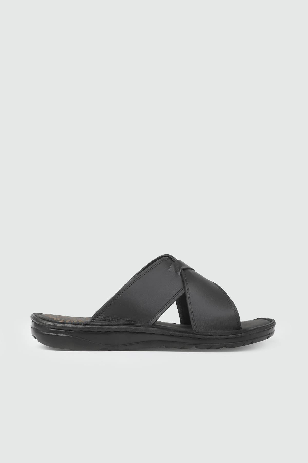 Günlük Ortopedik Siyah Erkek Terlik COMFORT 240 Erkek Terlik Comfort COMFORT 25Y 240 MER TERLİK