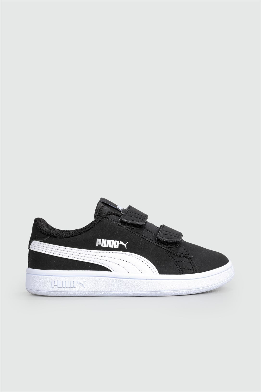 Günlük Rahat Siyah Beyaz Çocuk Spor Ayakkabı 365183-34 Çocuk Günlük Spor Ayakkabı Puma PUMA 365183-34 SMASH V2 FLT