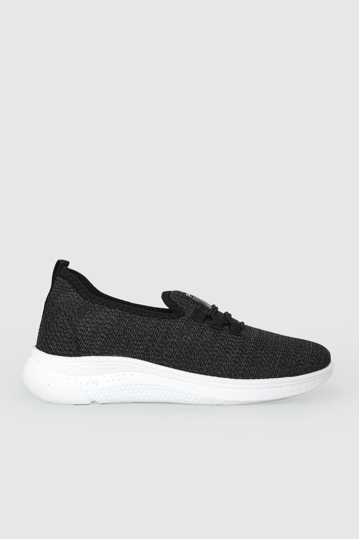Günlük Triko Nefes Alır Siyah Beyaz Unisex Spor Ayakkabı 066 Unisex Günlük Spor Ayakkabı PASOMIA PASOMİA 066 Unisex 24Y