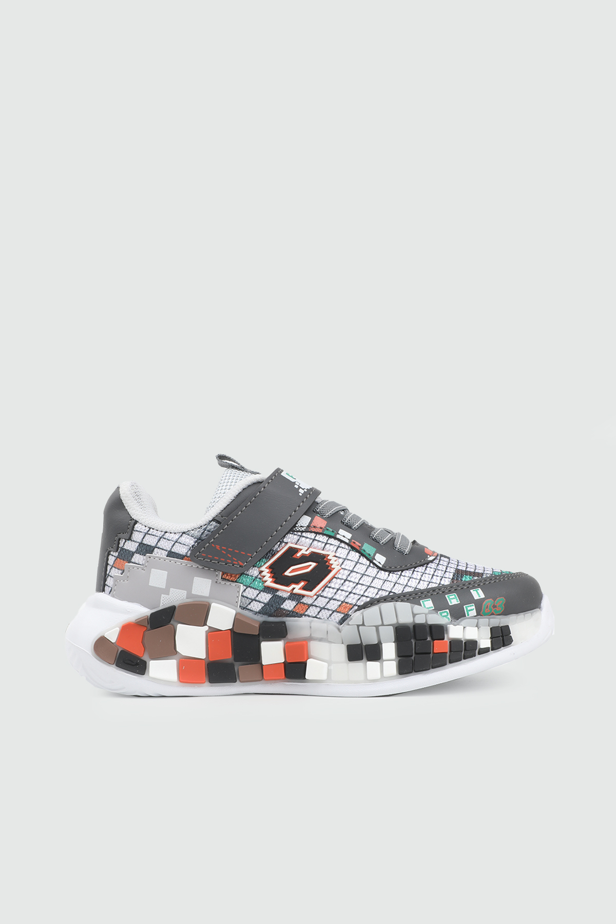 Hafi Rahat Taban Anoraklı Sneaker Füme Beyaz Çocuk Spor Ayakkabı ALESSİO 03 Filet Çocuk Günlük Spor Ayakkabı Alessio ALESSİO 03 Filet 26Y