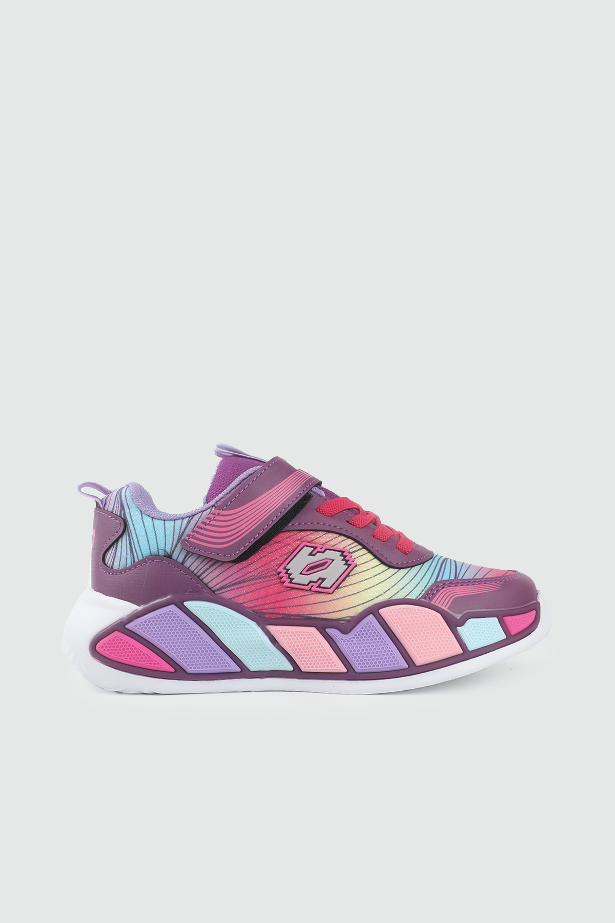 Hafi Rahat Taban Anoraklı Sneaker Mor Beyaz Çocuk Spor Ayakkabı ALESSİO 02 Çocuk Günlük Spor Ayakkabı Alessio ALESSİO 02 Filet 26Y