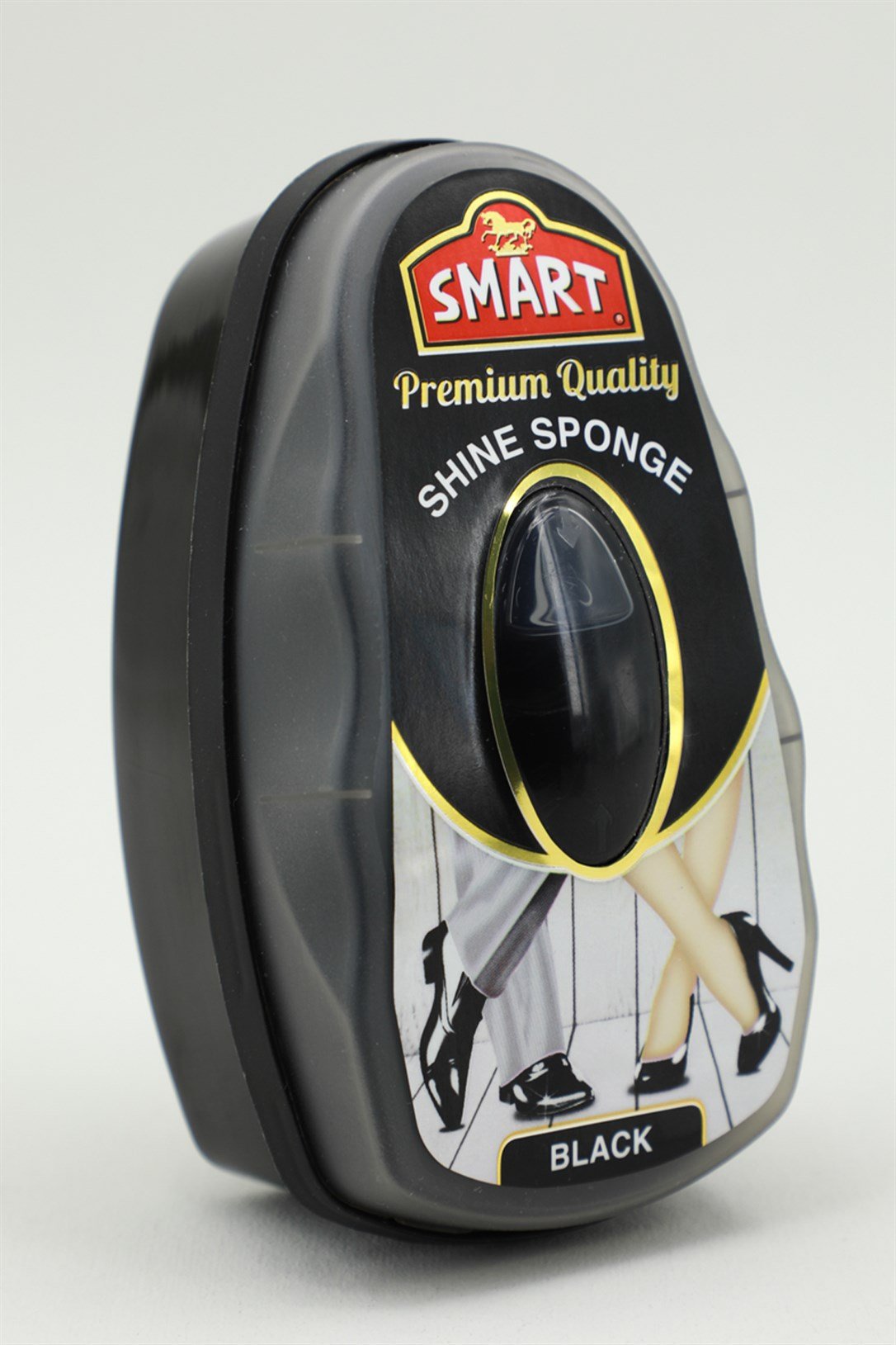 Parlatıcı Sünger Siyah Ayakkabı Bakım Ürünleri Smart 
