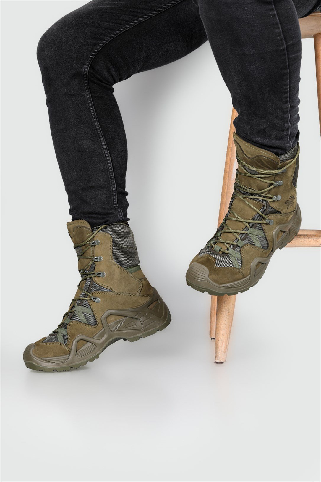 Su Geçirmez Nefes Alır Haki Nubuk Erkek Spor Ayakkabı 1490 Erkek Outdoor Scooter SCOOTER 1490 MERDANE BOT