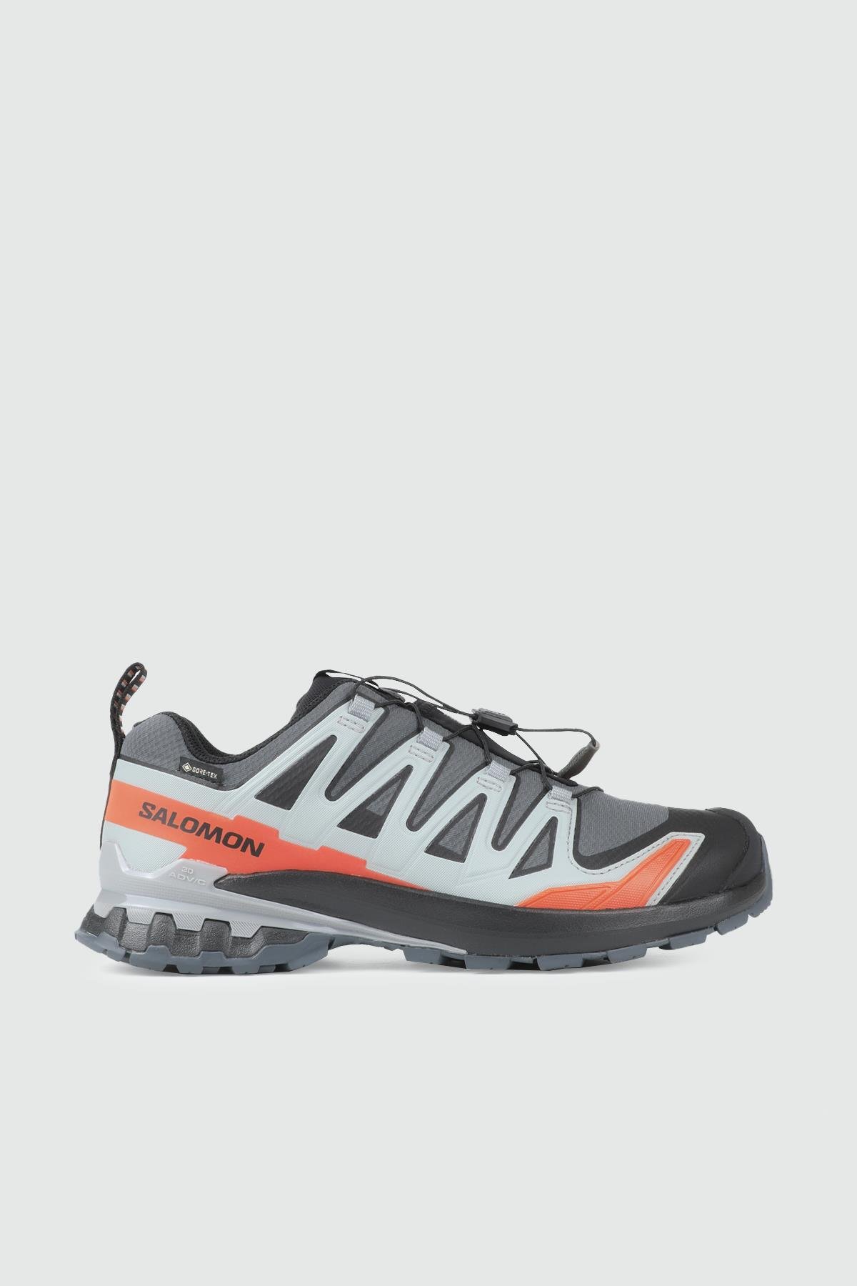 Su Geçirmez Nefes Alır Turbulence/Black/Burnt Ochre Erkek Kaydırmaz Taban Rahat Bağcıklı Outdoor L47817500 Erkek Günlük Ayakkabı Salomon L47817500