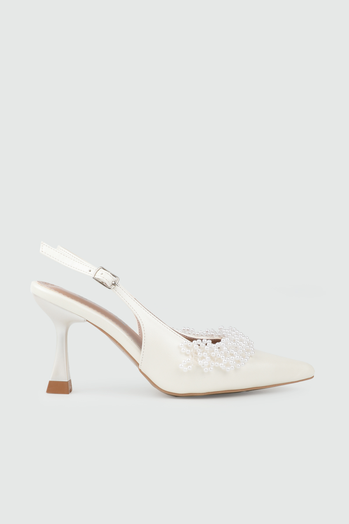 Taşlı Sivri Burun Sedef Kadın Topuklu Ayakkabı MRS-368 Kadın Yüksek Topuklu MyBella MY BELLA 26Y MRS-9010