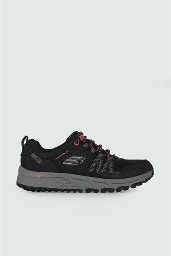 Bağcıklı Rahat Siyah Gri Kadın Spor Ayakkabı ESCAPE PLAN 180061 Kadın Günlük Spor Ayakkabı Skechers SKECHERS 180061 ESCAPE