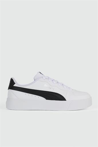 Nefes Alır Rahat Günlük Beyaz Siyah Unisex Spor Ayakkabı 380147-04 Unisex Günlük Spor Ayakkabı Puma PUMA 380147-04 SKYE CLEAN