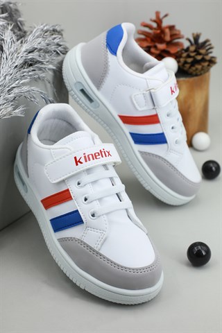 Rahat Comfort Beyaz Sax Çocuk Spor Ayakkabı MALIBU Çocuk Günlük Spor Ayakkabı Kinetix 