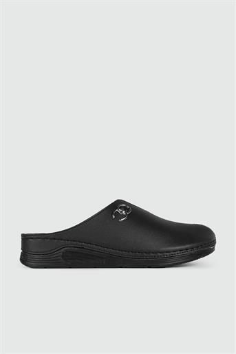 Rahat Kapalı Siyah Kadın Terlik 1520 Kadın Günlük Terlik Serra SERRA 1520 KADIN 24K