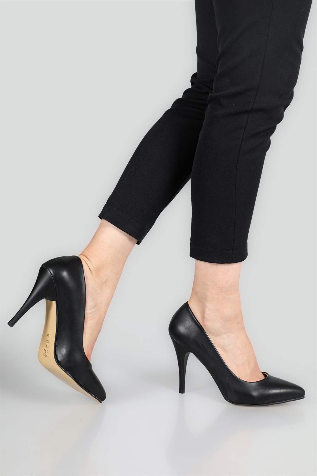 Carla Bella 11 Cm Topuklu Stiletto Siyah Kadın Ayakkabı Sitare 09 | Ayakkabı  City
