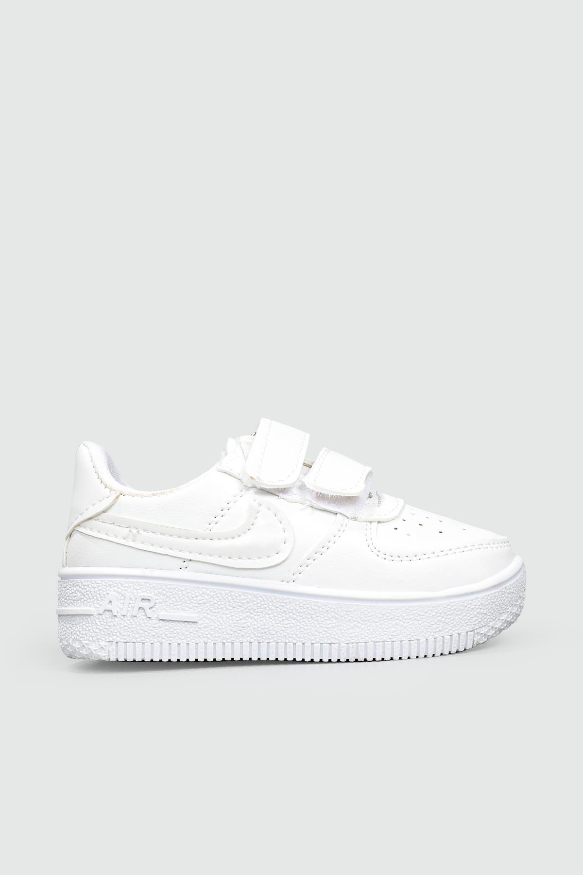 Air Taban Rahat Nefes Alır Beyaz Beyaz Çocuk Spor Ayakkabı AIRWALK Çocuk Sneaker Beınsteps BEİNSTEPS AIRWALK 22K