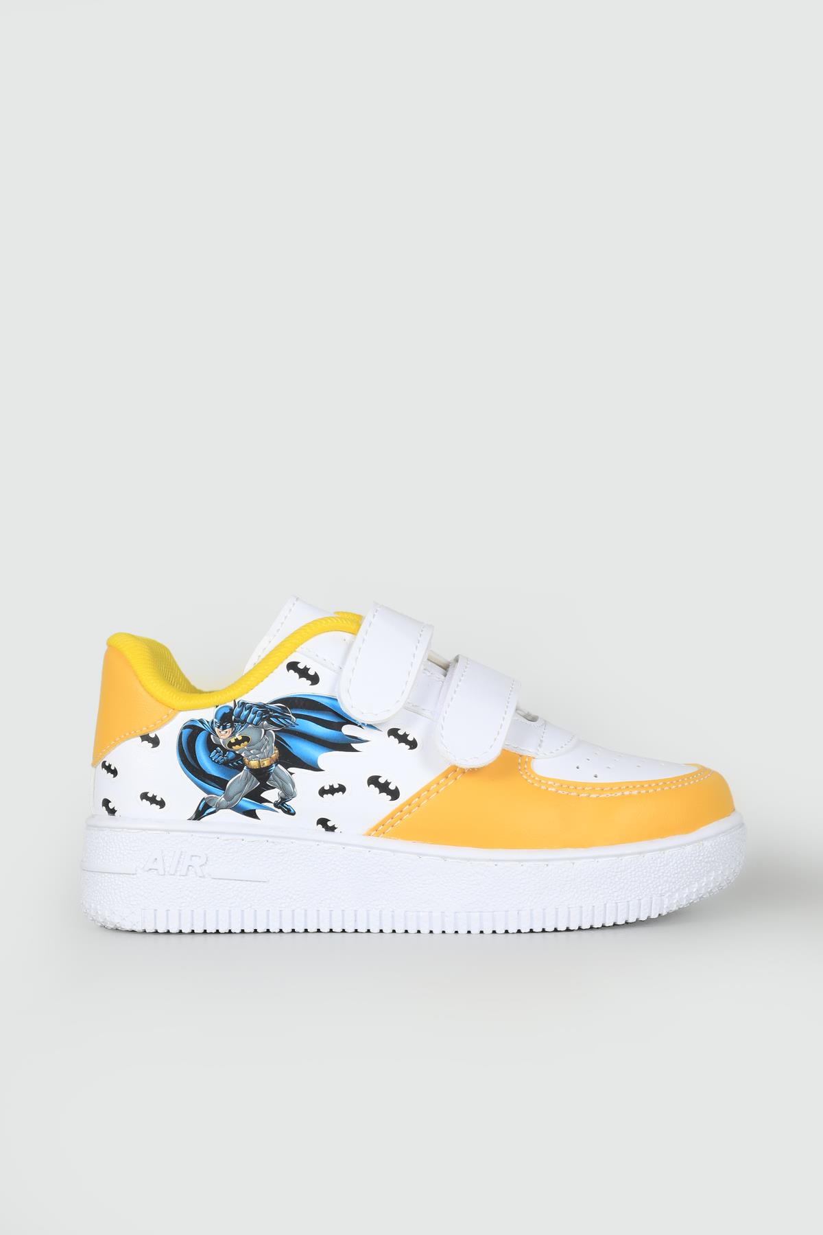 Air Taban Rahat Nefes Alır Beyaz Sarı Siyah Çocuk Spor Ayakkabı AIR v4 Çocuk Sneaker Beınsteps Beinsteps AIR V4 Çocuk Sneaker