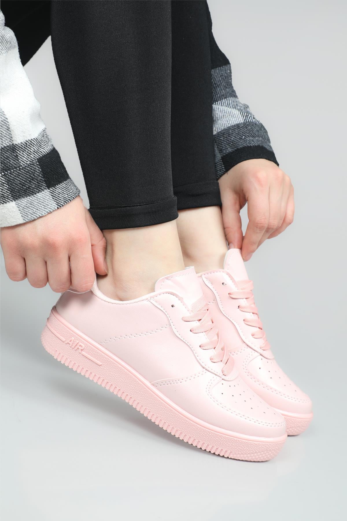 Air Taban Rahat Nefes Alır Pudra Unisex Spor Ayakkabı AIR v2 Unisex Sneaker Beınsteps Beinsteps AIR V2 22y