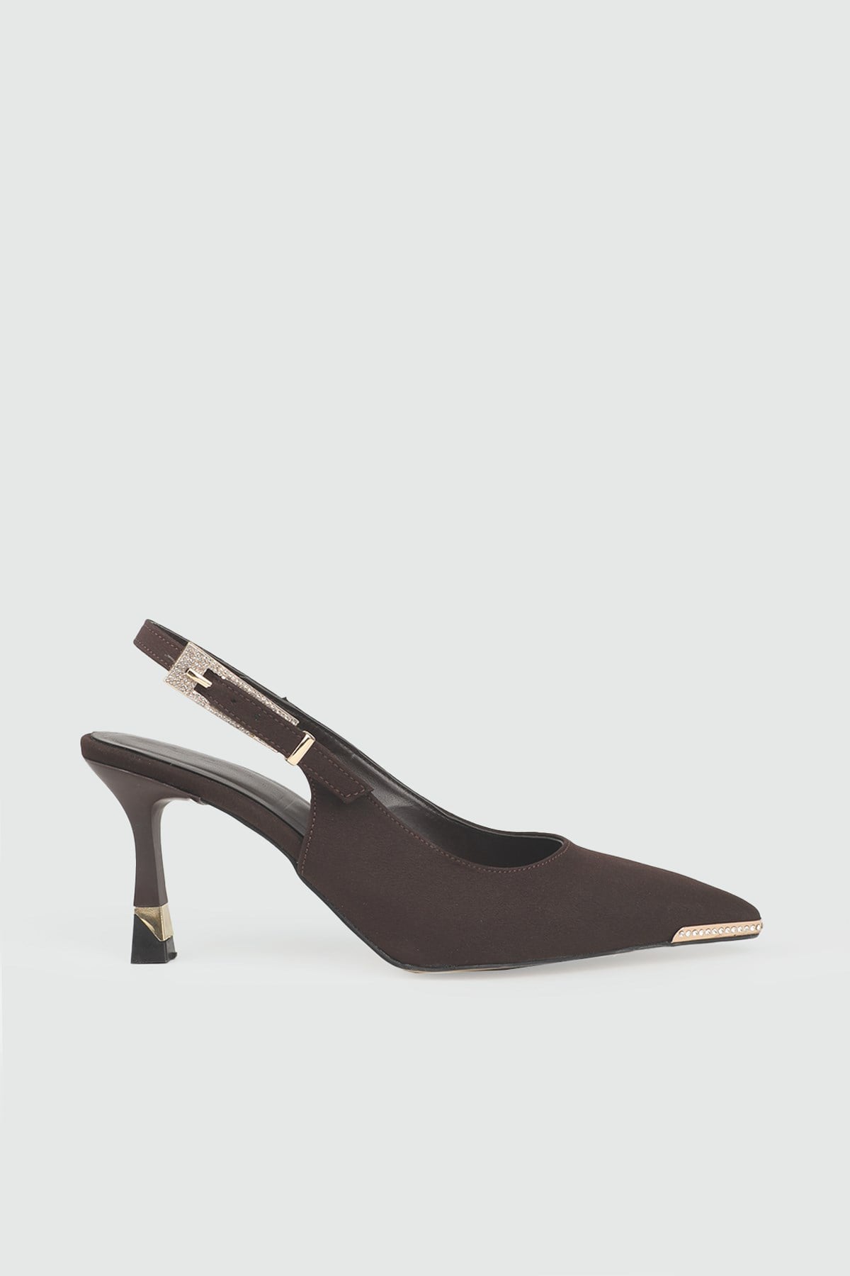 arkası açık topuklu Kahve Zara Kadın Topuklu MY BELLA MHÇ-074 Kadın Stiletto MY BELLA My Bella TLT-101 Kadın 26Y