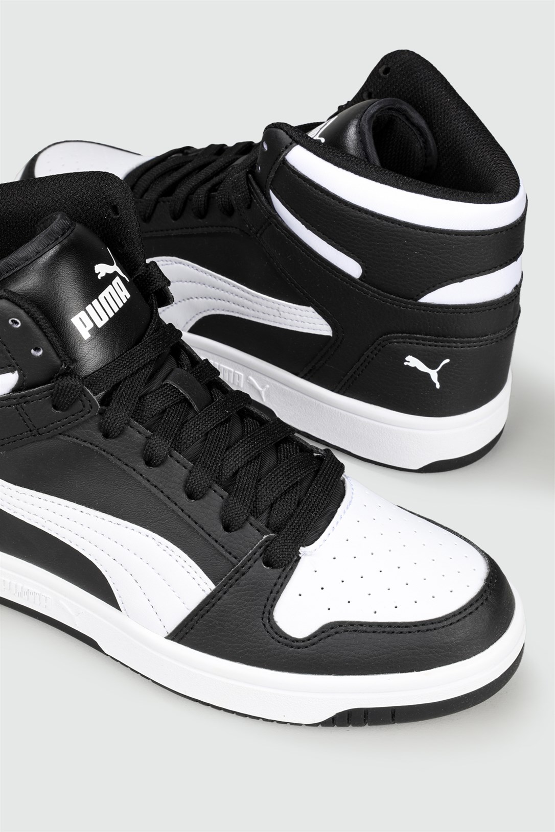 Puma Bilekten Boğazlı Basket Siyah Beyaz Erkek Spor Ayakkabı 369573-01