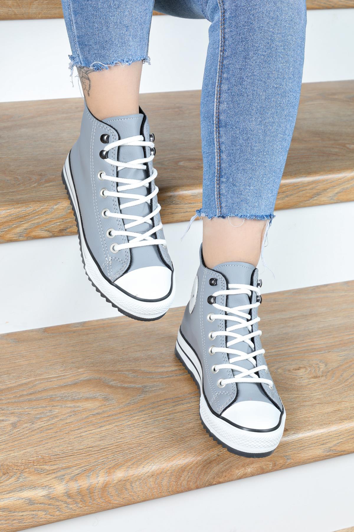 Boğazlı Cilt Converse Gri Unisex Spor Ayakkabı 3500 Unisex Günlük Spor Ayakkabı Beınsteps Beinsteps 3500 İnce Uzun 22K