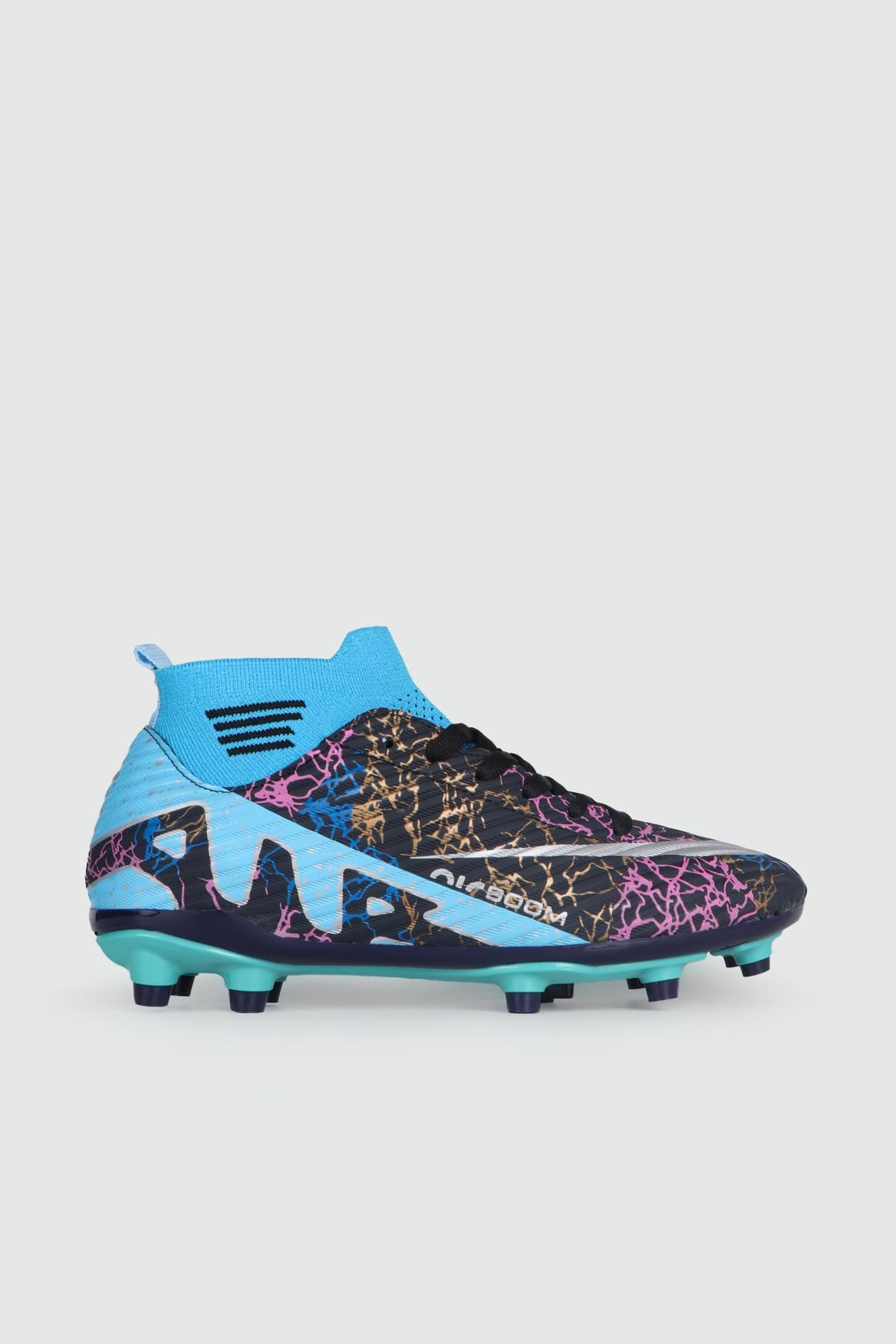 Çoraplı Krampon Laci Turkuaz Desen Unisex Spor Ayakkabı LL565 Unisex Futbol Twingo LALİGA 565 Unisex 24Y
