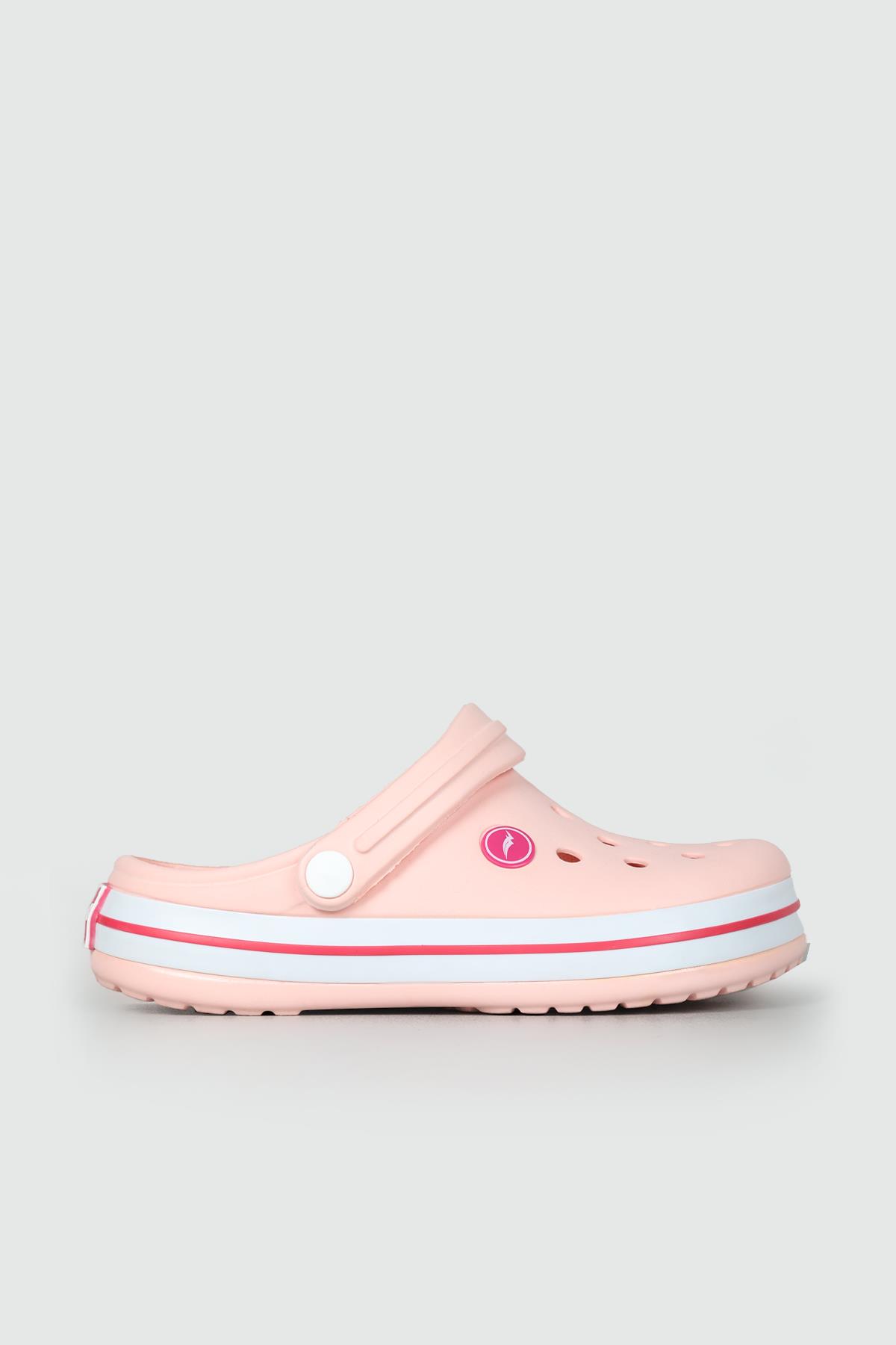 Cross Modeli Pudra Beyaz Fuşya Unisex Terlik 0079 Unisex Terlik SONİMİX Sonimix Ceox 0079 Unisex Crocs