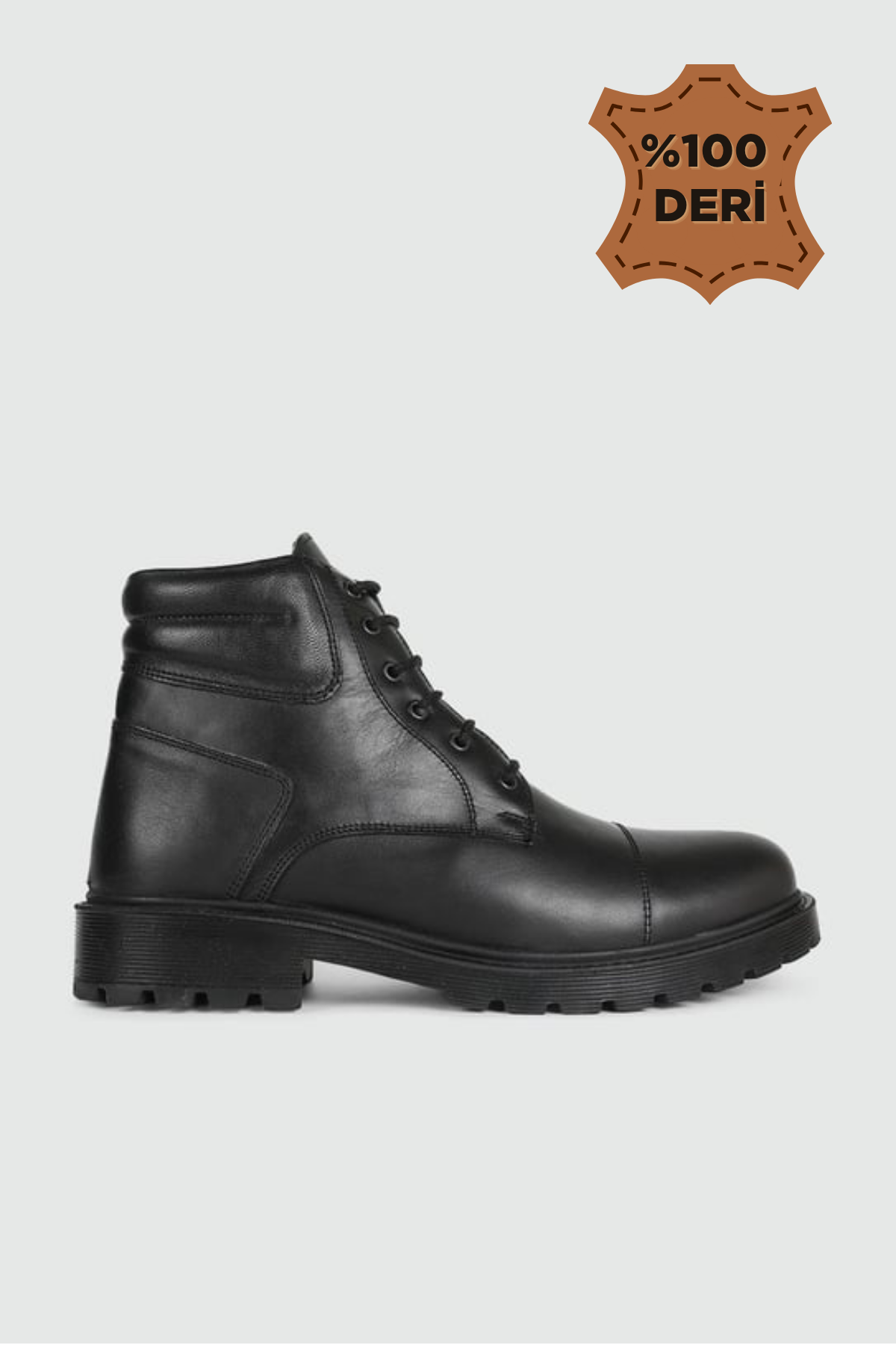 Deri Kaymaz Taban Siyah Antik Erkek Bot 238-06 Erkek Günlük Confort Bot Wow Plus AYHAN 238-06 MAS FERM BAĞLI