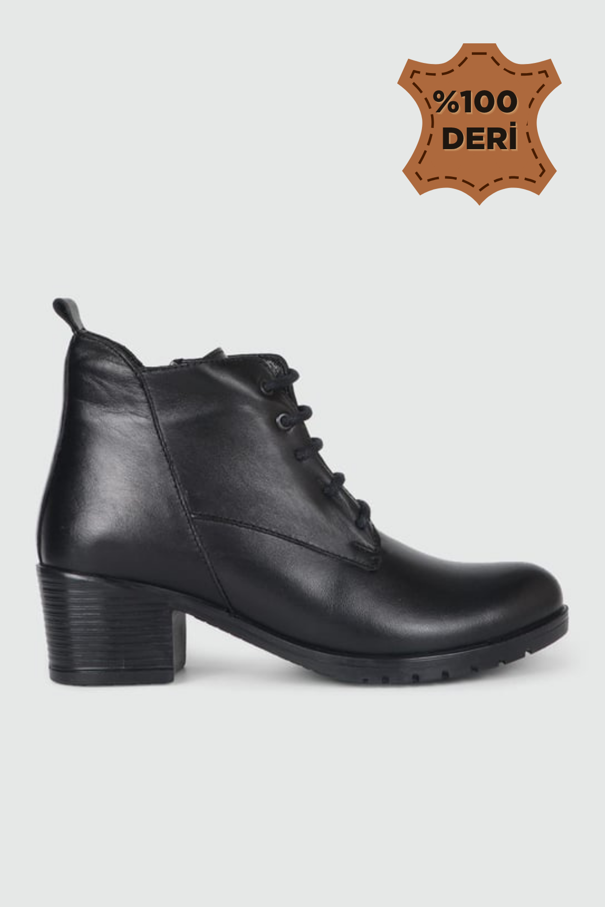 Deri Kaymaz Taban Siyah Napa Kadın Bot 234-015 Kadın Günlük Conford Bot MyBella MY BELLA 24K 234-015 Kadın 24K