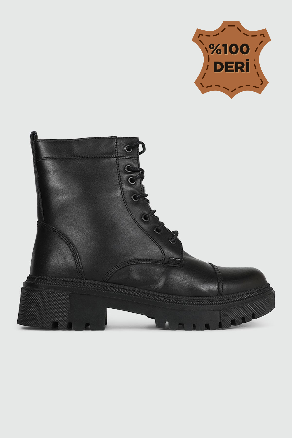 Deri Kaymaz Taban Siyah Napa Kadın Bot 024-04 Kadın Günlük Conford Bot MyBella MY BELLA 024-04 Kadın 24K