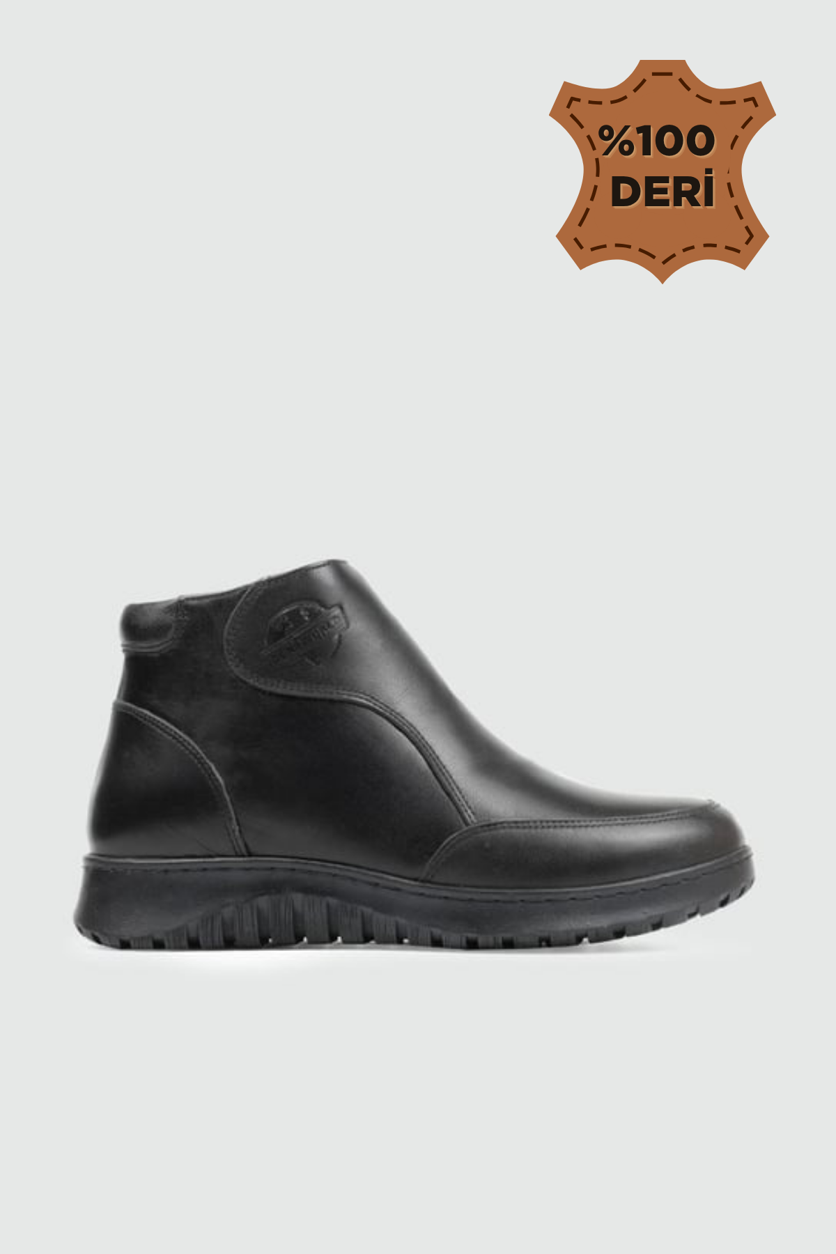 Deri Kaymaz Taban Siyah Napa Kadın Bot MYBL024-11 Kadın Günlük Conford Bot MyBella MY BELLA 231-02 Kadın 25K