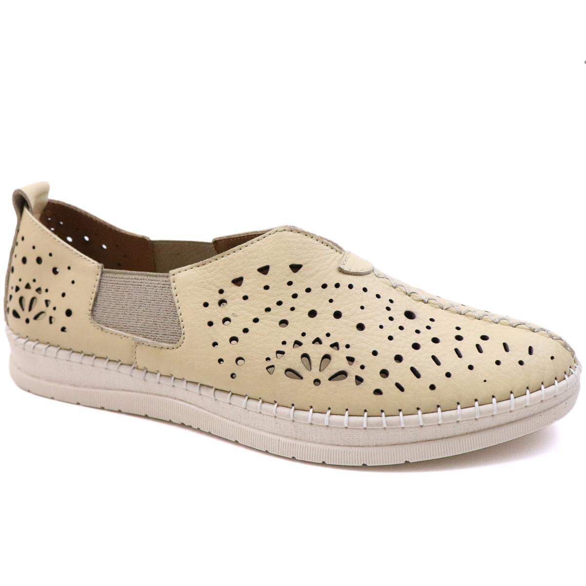 Deri Ortopedik Ten Kadın Ayakkabı NB-682 Kadın Günlük Ayakkabı NOBLE CTIYZEN NB-682 ZEN