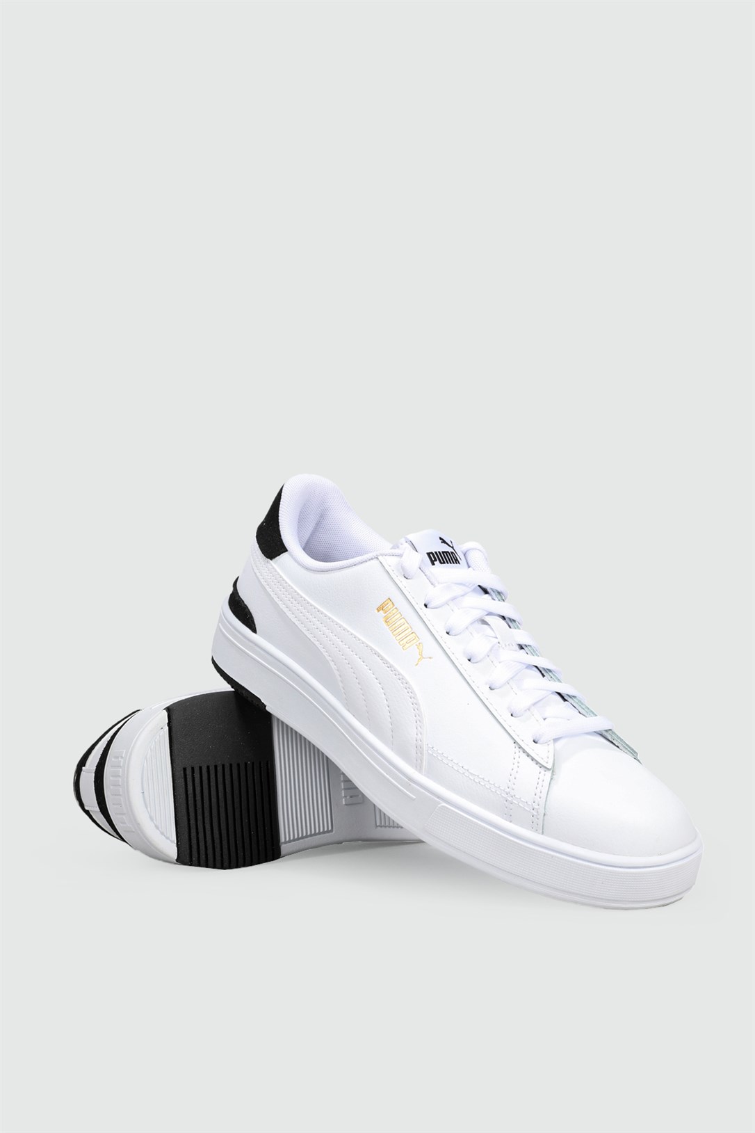 Puma Deri Rahat Taban Günlük Beyaz Siyah Erkek Spor Ayakkabı 380188-02 |  Ayakkabı City