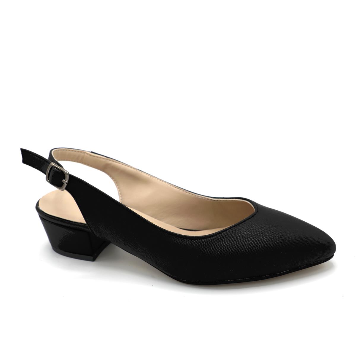 Günlük 3 cm Topuklu Siyah Prada Kadın Ayakkabı N-6501 Kadın Günlük Ayakkabı Carla Bella 19611635