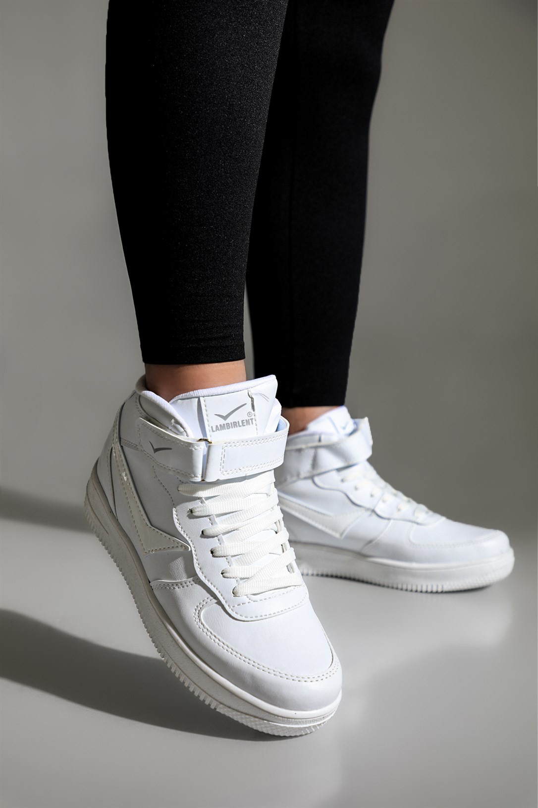 Günlük Beyaz Unisex Spor Ayakkabı 2185 Unisex Basketbol Lambırlent LAMBIRLENT 2185 UNİSEX BASKET