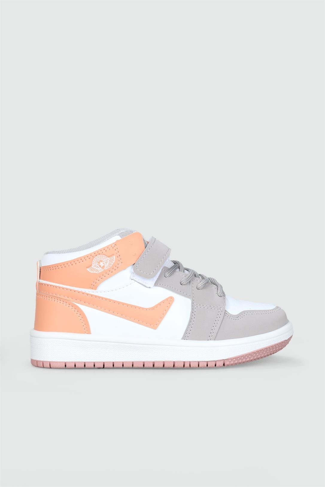 Günlük Buz Beyaz Pudra Çocuk Spor Ayakkabı 8070 Çocuk basketbol Lambırlent LAMBIRLENT 8070 FİLET BASKET