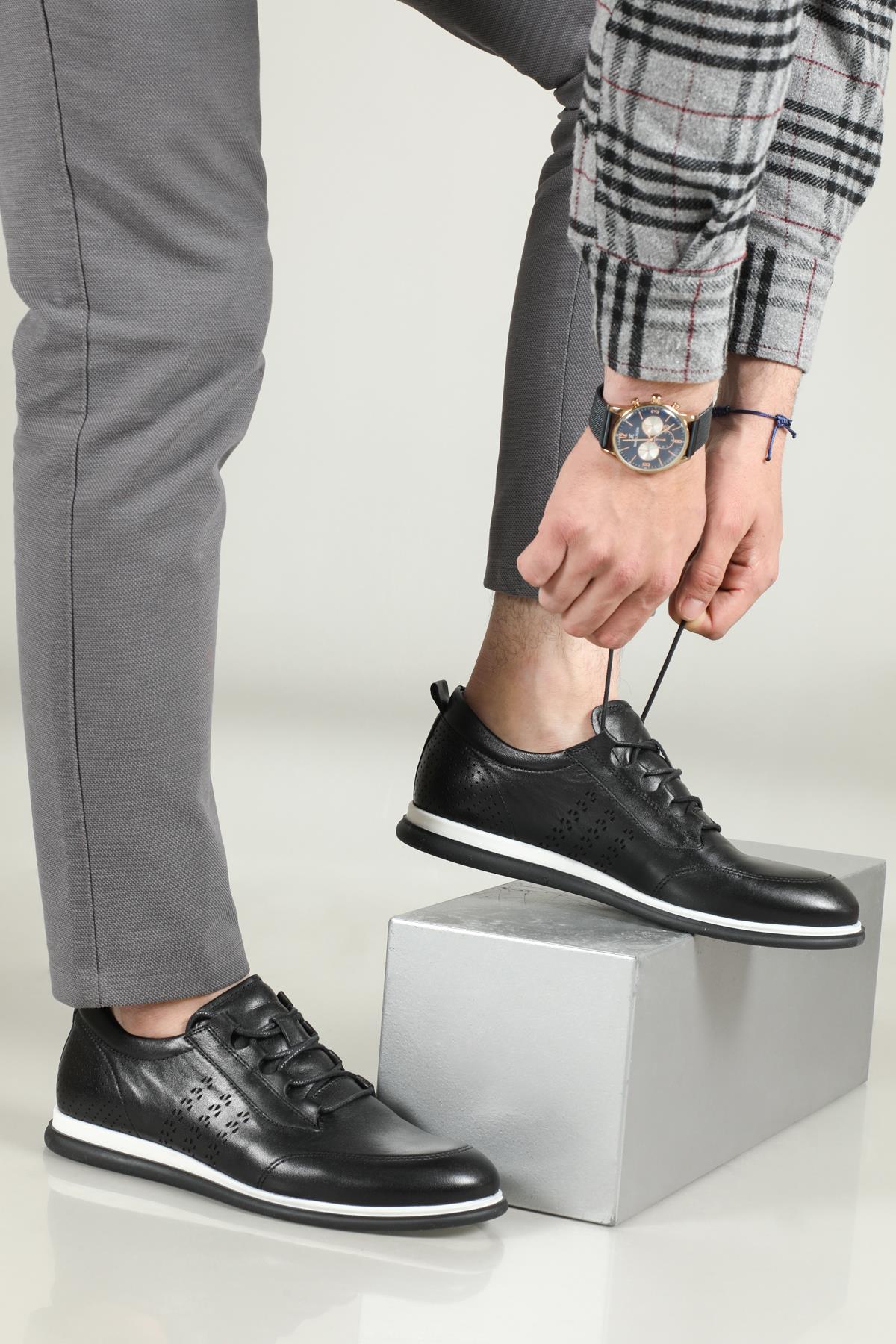 Günlük Deri Syh Antik Erkek Ayakkabı 3274 Erkek Günlük Ayakkabı Libero LİBERO 3274 MER AYAK