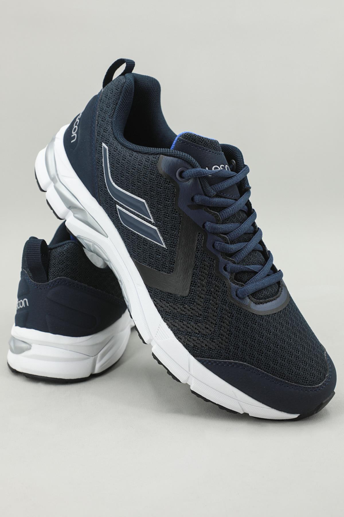 Günlük Koşu Yürüyüş Lacivert Erkek Spor Ayakkabı RAPID RUNNER Erkek Günlük Spor Ayakkabı Lescon LESCON RAPID RUNNER-2