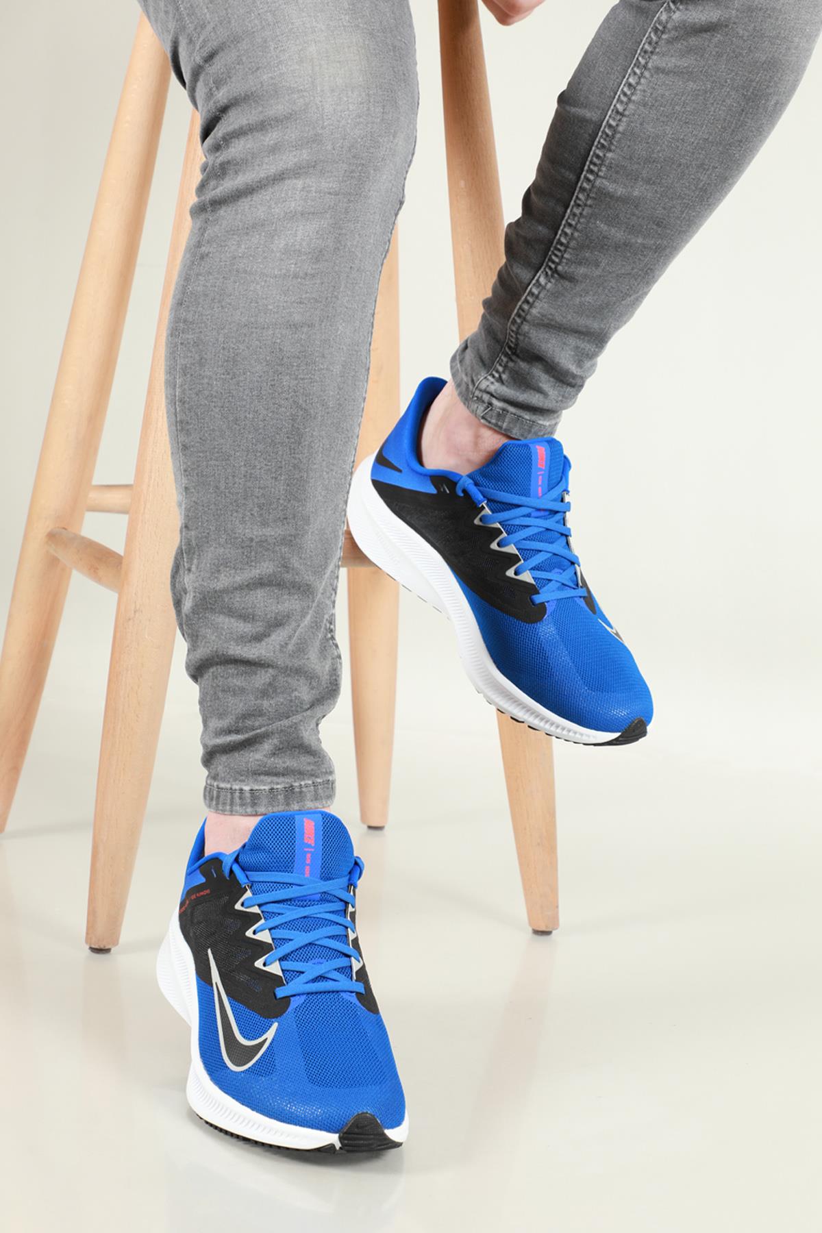 Günlük Koşu Yürüyüş Mavi Erkek Spor Ayakkabı CD0230-400 Erkek Günlük Spor Ayakkabı Nike NIKE CD0230-400 QUES
