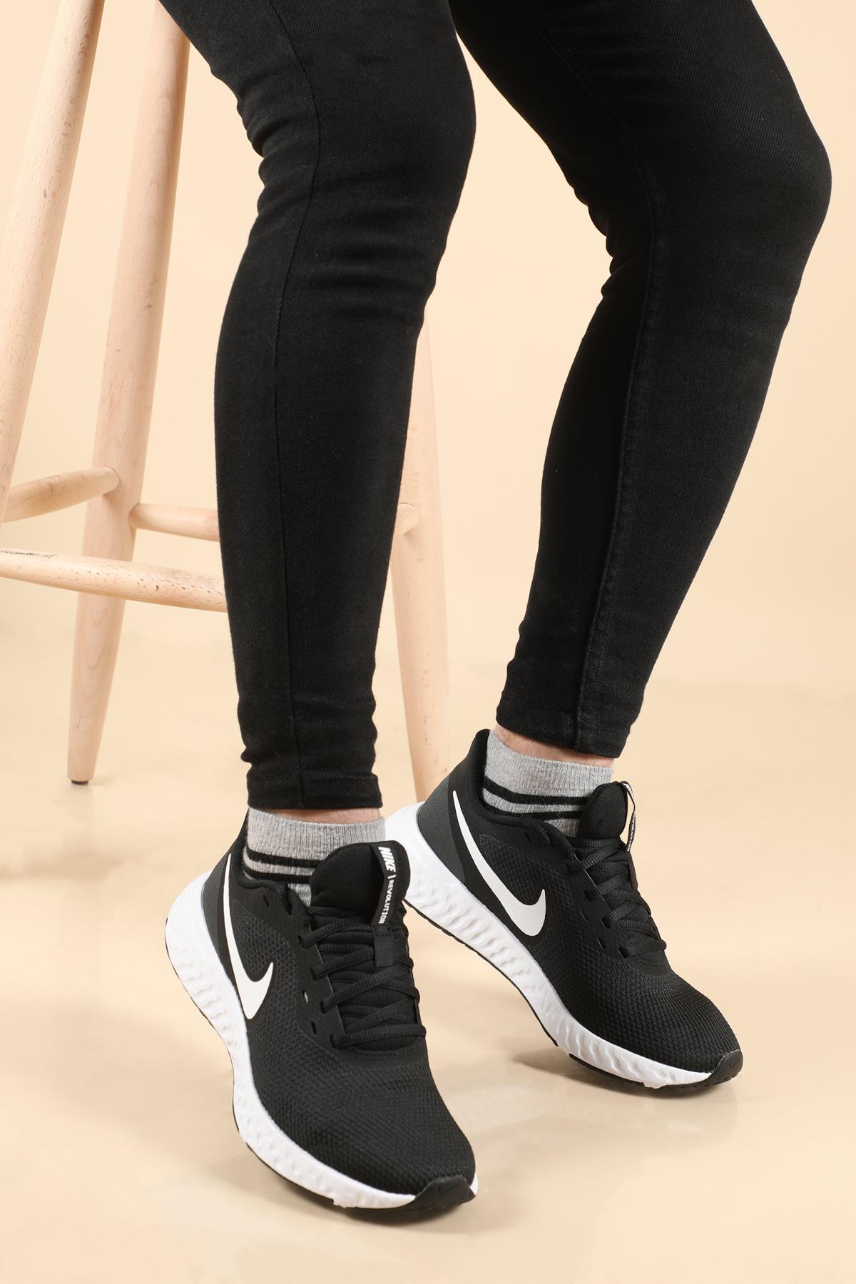 Günlük Koşu Yürüyüş Sıyah Erkek Spor Ayakkabı BQ3204-001 Erkek Günlük Spor Ayakkabı Nike NIKE BQ3204-001 MER
