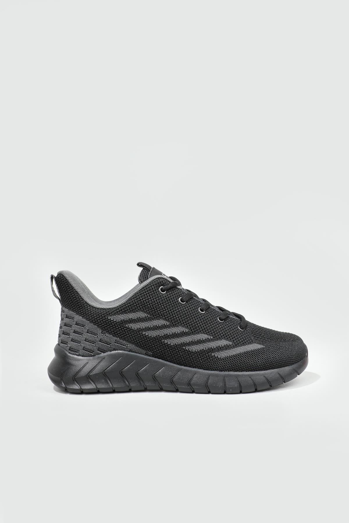 Günlük Koşu Yürüyüş Siyah Unisex Spor Ayakkabı HELLIUM PETRA Unisex Günlük Spor Ayakkabı Lescon LESCON HELLIUM PETRA