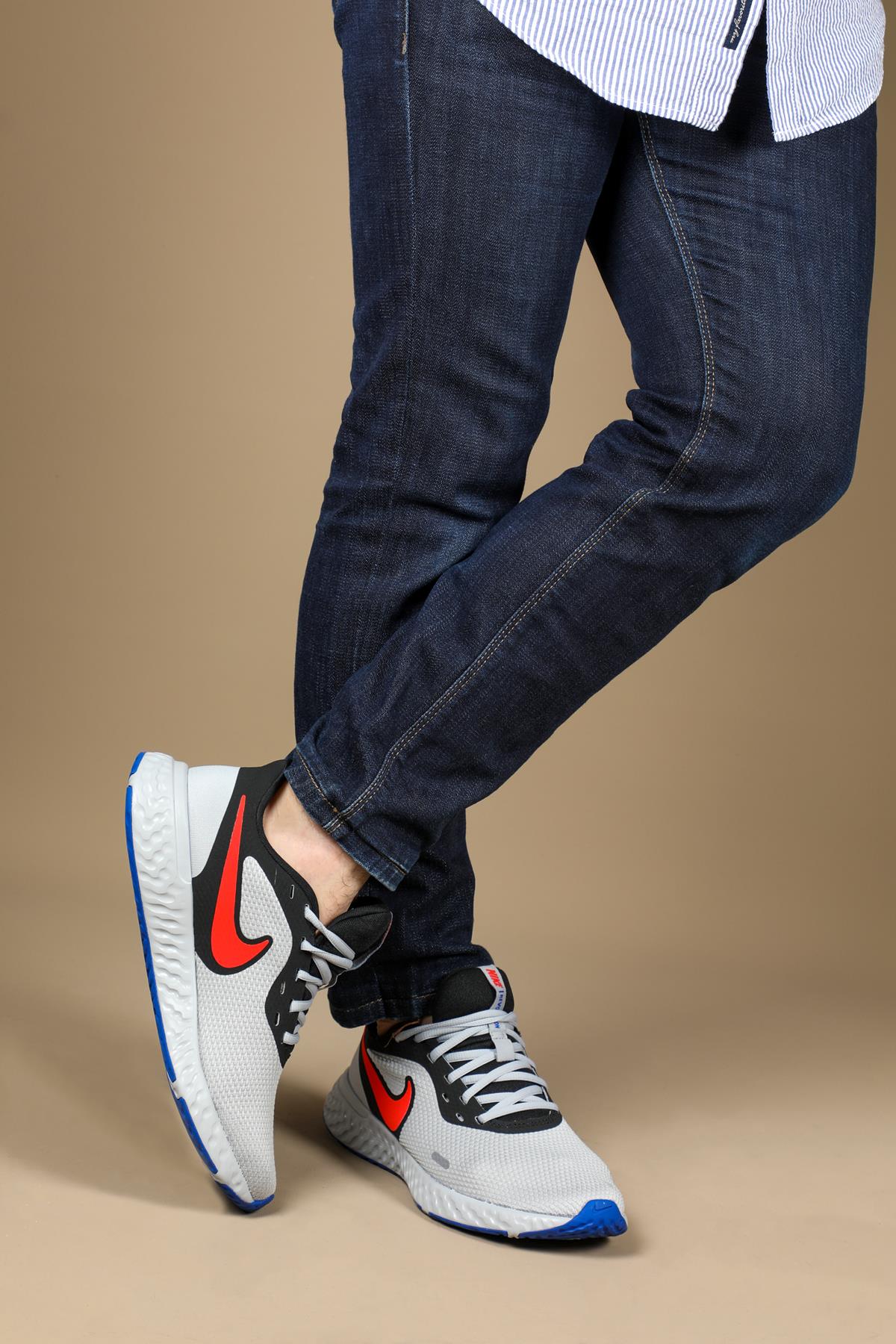 Günlük Koşu Yürüyüş Syh Kırmızı Gri Erkek Spor Ayakkabı BQ3204-011 Erkek Günlük Spor Ayakkabı Nike NIKE BQ3204-011 MER