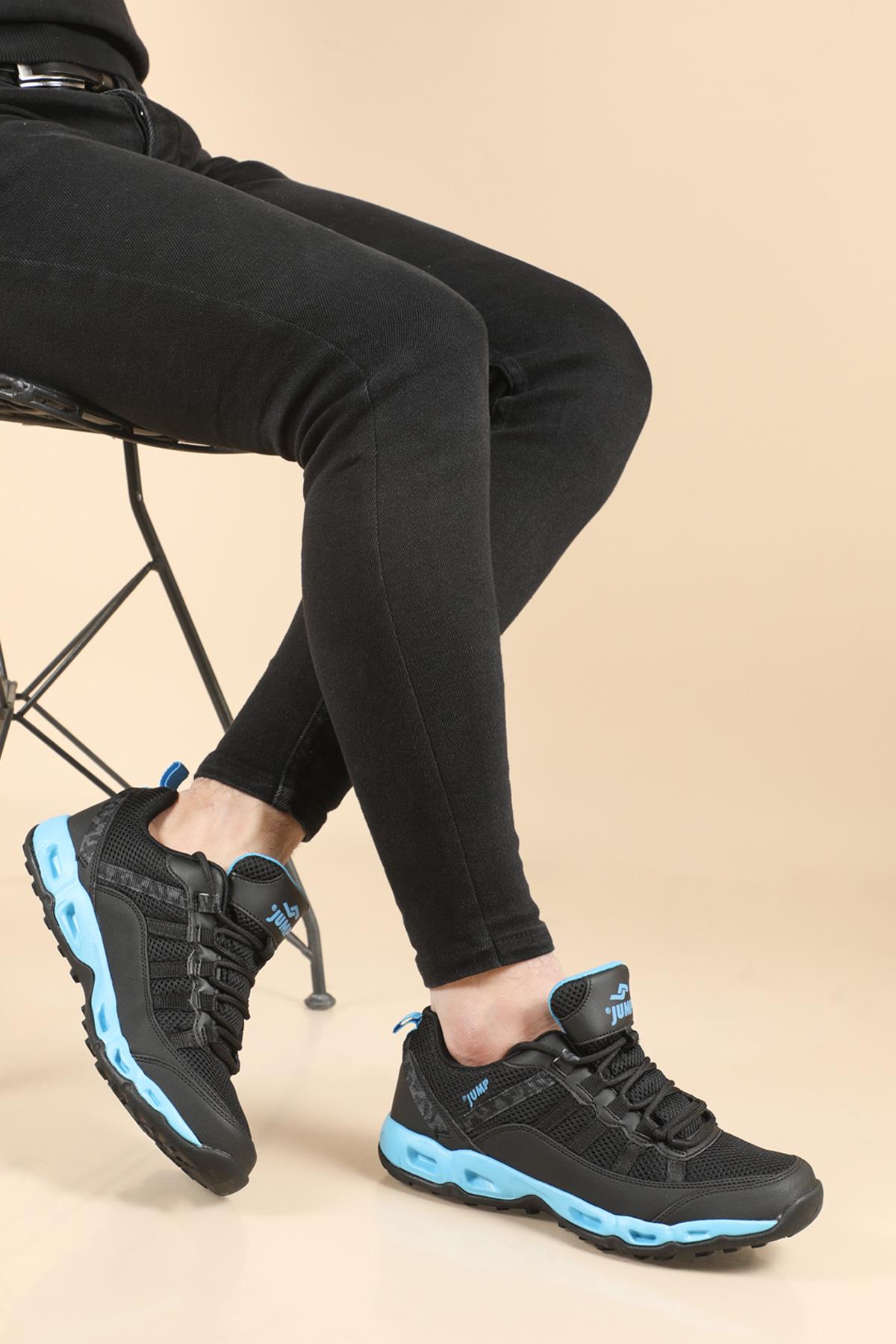 Günlük Koşu Yürüyüş Syh Mavi Erkek Spor Ayakkabı 21088 Erkek Günlük Spor Ayakkabı Jump 563693671
