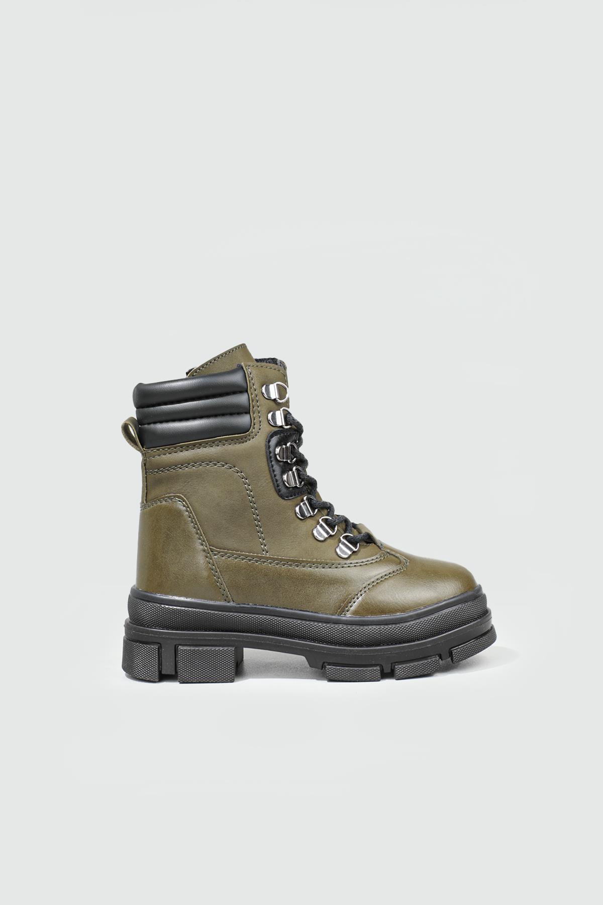 Günlük Postal Haki Çocuk Bot 7645 Çocuk bot & Çizme Twingo TWİNGO 7645 Çocuk Bot