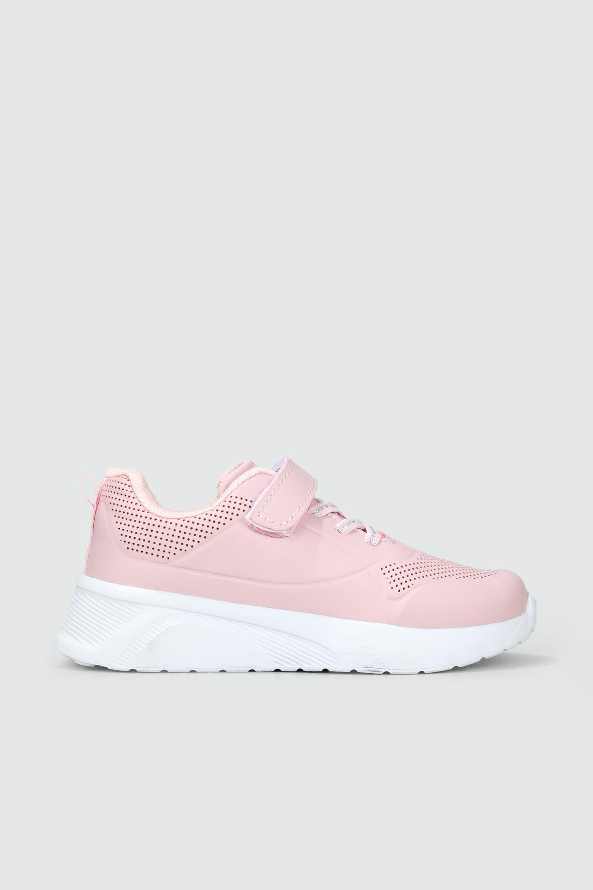 Günlük Rahat Cırtlı Bağcıklı Pembe Çocuk Spor Ayakkabı ZİLA Çocuk Sneaker Cool COOL ZİLA Çocuk Spor Ayakkabı