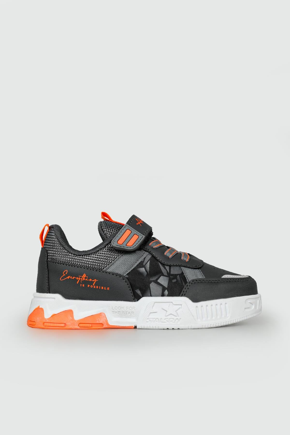 Günlük Rahat Füme Turuncu Çocuk Spor Ayakkabı 049 Çocuk Sneaker Alessio ALESSİO 039 23k